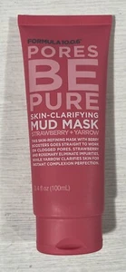 Formula 10.0.6 Pores Be Pure Skin Clarifying Mud Mask Strawberry + Yarrow 3.4 Oz - Picture 1 of 1