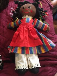 Muñeca BVintage Cloth Rag GAMBINI NINKIE Nueva Orleans Primitive Folk - Imagen 1 de 5