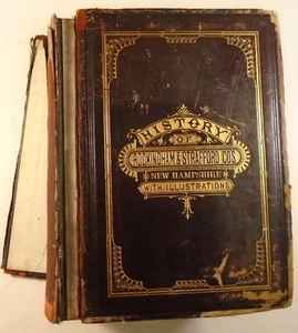 1882 ROCKINGHAM & STRAFFORD COUNTIES History NEW HAMPSHIRE Hamilton Hurd LETTER - Bild 1 von 12