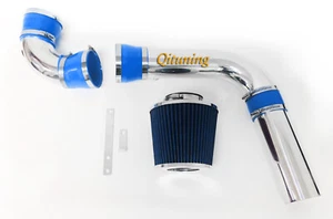 Blue For 1994-1997 Pontiac Firebird 5.7 V8 3pc Cold Air Intake Kit - Picture 1 of 1