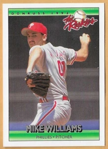 MIKE WILLIAMS PHILADELPHIA PHILLIES #126 - DONRUSS THE ROOKIES NM-MT 1992 - Picture 1 of 2