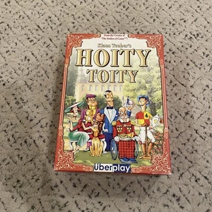 RARE Hoity Toity Boardgame 100% COMPLETE! Klaus Teuber Uberplay Free Shipping - Picture 1 of 11