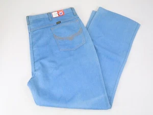 Vintage Maverick Automaticks Jeans Men’s Size 46 USA Made Light Blue 70s New - Picture 1 of 13