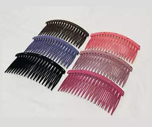 Marrie Stylish Rhinestone Crystal Beads Hair Clips Slide Combs (Pack of 6 Combs) - Picture 1 of 13