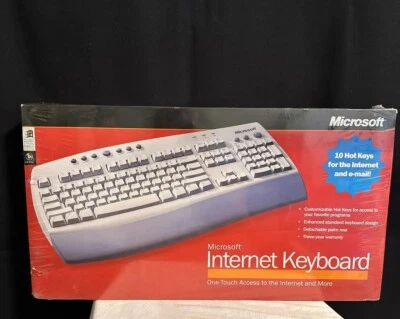 Microsoft C1900001 Wired Keyboard, One Touch Access To the Internet - Image 1 of 4