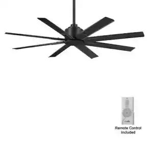 New Open Box Minka-Aire Xtreme H2O Indoor/Outdoor Ceiling Fan F896-52-CL Black - Picture 1 of 18