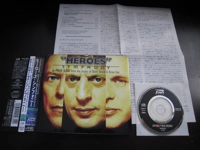 Philip Glass Heroes Symphony Japan Assembled CD w Bonus CD Aphex Twin Bowie Eno Foto 1 de 4