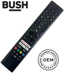 Original Bush RC45165T Voice TV Fernbedienung für 70QT24SB 4K HD TiVo Freely LED - Bild 1 von 7
