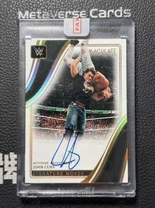 2023 Panini WWE Immaculate Signature Moves /25 John Cena SSP - Picture 1 of 2