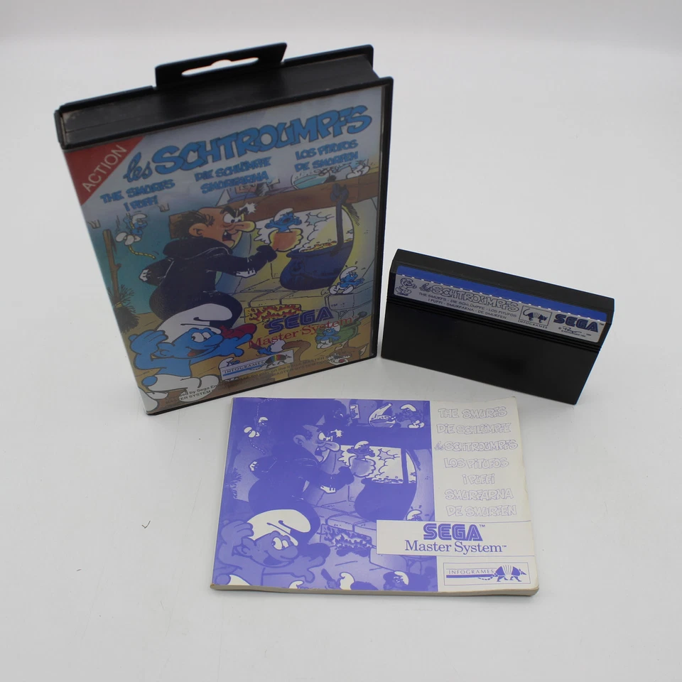 Sega Master System Spiel | Les Schtroumpfs - Bild 1 von 1