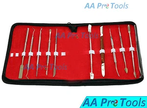 AA Pro: 10 Pcs Dental Lab Stainless Steel Kit Wax Carving Tool Set Dental Tools - Picture 1 of 1