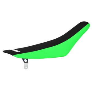 2014-2024 KAWASAKI KX 85 100 Seat Cover NEON FLO GREEN / BLACK STD GRIPPER  #83 - Picture 1 of 5