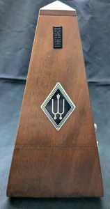 Vintage Wittner Walnut Wooden Metronome Bell # 813M Made in Germany With Video - Picture 1 of 11