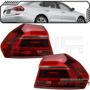 Pair LH RH LED Tail Lights fits VOLKSWAGEN 17-19 PASSAT - Picture 1 of 2
