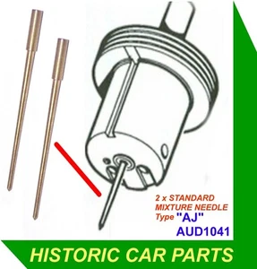 Austin Healey 100/6 BN4 2+2 1956-59 - STD "AJ" NEEDLES x 2 for 1½” SU H4 Carbs - Picture 1 of 1