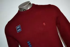 30969-a Herren IZOD Sweater Pullover Thermo Gr. Small rot Baumwollmischung NEU - Bild 1 von 8