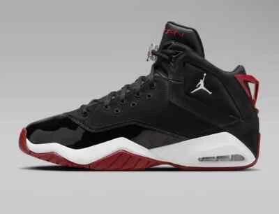 Nike Air Jordan B'Loyal Black White Gym Red Sneakers 315317-026 Mens Size - Image 1 of 4