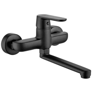 Waschtischarmatur in Schwarz DIMA Badarmatur Waschtischbatterie Wasserhahn - Bild 1 von 2