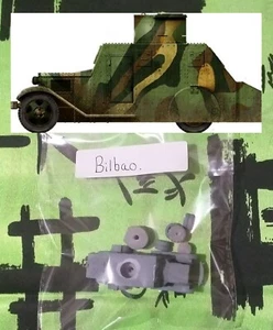 Kit maqueta para montar y pintar - Vehículo militar . Blindado Bilbao - 1/72 - Imagen 1 de 2