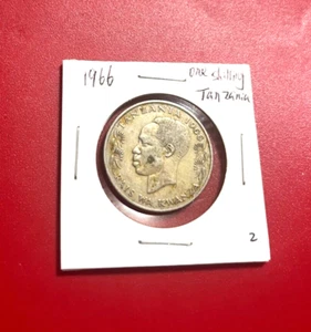 1966 1 SHILLING TANZANIA COIN - NICE WORLD COIN !!! - Picture 1 of 2