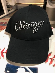 Chicago White Sox MLB Nike Legacy 91 Black Stretch Fit Baseball Hat Cap OSFM CWS - Picture 1 of 3