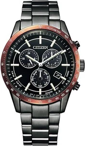 CITIZEN Collection Watch Men's BL5495-72E Black Analog Round Face Chronograph - Picture 1 of 1