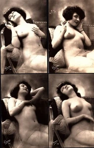 4 RIPRODUZIONI FOTOGRAFICHE NUDI ARTISTICI ANNI '20-'30 MISURA CARTOLINA 010 - Imagen 1 de 1