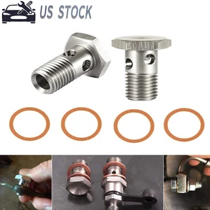 Diesel Fuel Banjo Bolt & Washer Kit For Ford F250, F350 6.0L & 6.4L Powerstroke - Bild 1 von 10