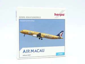 Herpa Avión Aerolíneas 1/500 - Airbus A321 Air Macau - Imagen 1 de 1