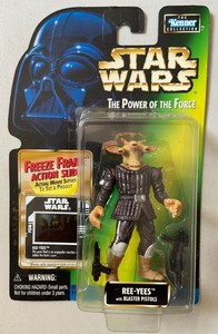 Star Wars 3.75" Power of the Force Freeze Frame Ree-Yees Figure Japanese Card