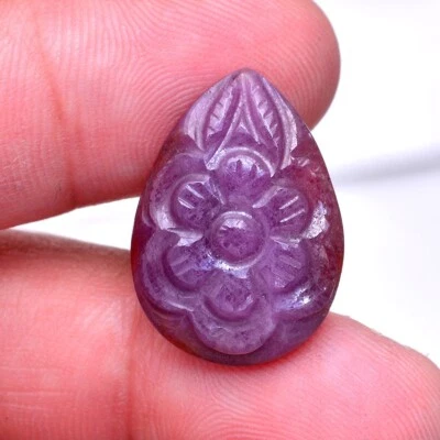 23.00 Cts Natural Unheated Ruby Moghul Carved Magnificent Red Loose Gemstone - Image 1 of 3