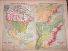 1920's Karte North America Geschichte Colonisation