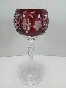 Crystal Clear Industries CC17 Red Hock Wine Glass-chipped - Picture 1 of 6