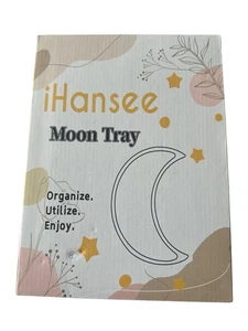 iHansee Bandeja Luna Rosa Baño Dormitorio Organización Baratijas Maquillaje Joyería - Imagen 1 de 6