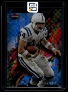 2024 Finest #33 Dallas Clark Blue Checkerboard Refractor #38/99 - Imagen 1 de 2