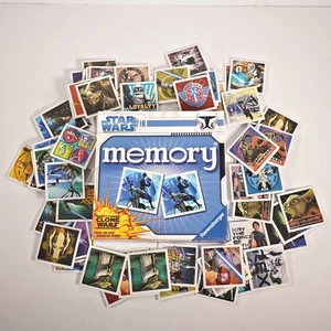 2008 Star Wars "The Clone Wars" 72 Card Memory Game Used, Complete VGC - Picture 1 of 6