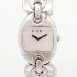 Gucci Marina Chain 121.5 SS SS QZ Shell-Face - Picture 1 of 7