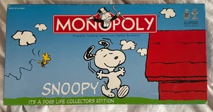 2005 Snoopy Monopoly Its A Dogs Life Collectors Edition 99% Complete - Picture 1 of 6