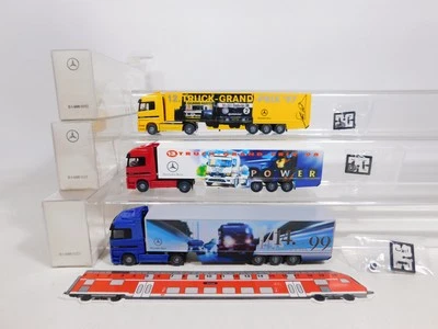 3X H0 1:87 Sattelzug MB Truck-Grand-Prix: '97+'98+'99 Mint Box #CZ104-0,5 - Immagine 1 di 4