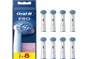 Oral-B Pro Sensitive Clean Aufsteckbürsten für elektrische Zahnbürste, 8 Stück W - Bild 1 von 2