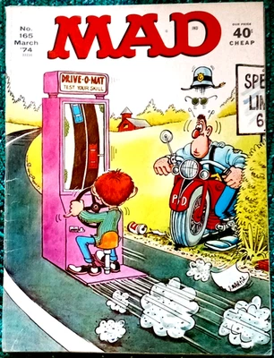 MAD Magazine #165 March 1974! VERY GOOD+ 4.5!  SHARP! SOLID! CLEAN! $0.99 Start! - Image 1 of 4