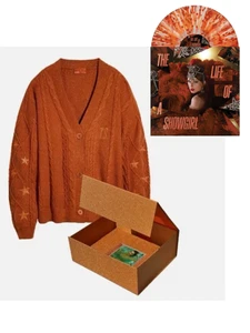 Taylor Swift Life Of A Showgirl Cardigan Box Set M/L  with one vinyl of choice - Picture 1 of 12