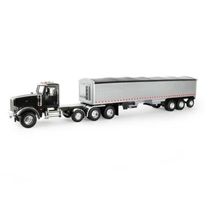 ERTL 1/16 Big Roads negro Peterbilt modelo 367 con remolque de grano 47367 - Imagen 1 de 9