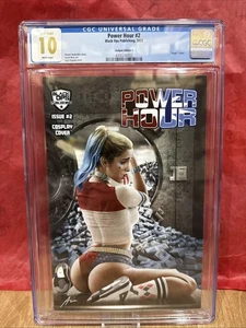 Power Hour #2 "Jackpot" Harley Quinn Aggie Erguna Cgc 10 Gem Mint Not 9.8 Virgin - Picture 1 of 3