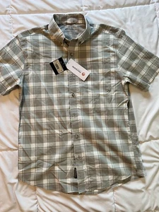 Eddie Bauer Shirt Men Small Plaid Voyager Flex Fishing Button Down (a35) - Picture 1 of 10