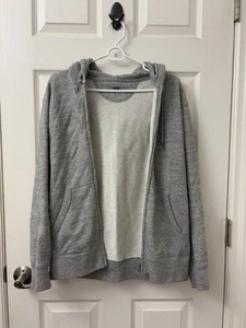 Uniqlo Hoodie grau mit Reißverschluss Herren Medium - Bild 1 von 9