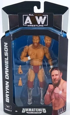 Boneco de ação AEW Unrivaled Collection Series 5 BRYAN DANIELSON brinquedo luta livre 6" - Imagem 1 de 4