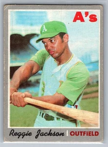 1970 Topps - Reggie Jackson #140 2nd Yr. - HOF Fair *TEXCARDS* - Bild 1 von 2