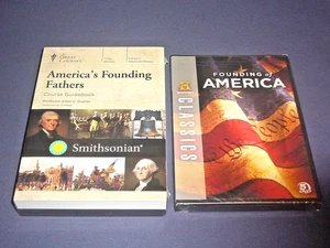 Teaching Co Great Courses DVDs  :         AMERICA'S FOUNDING FATHERS     + bonus - Picture 1 of 2