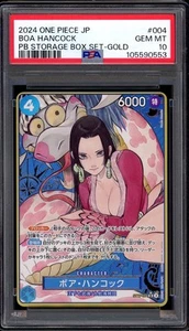 Juego de caja de almacenamiento PB japonesa de una pieza 2024 oro Boa Hancock #4 PSA 10 GEMA COMO NUEVO - Imagen 1 de 2